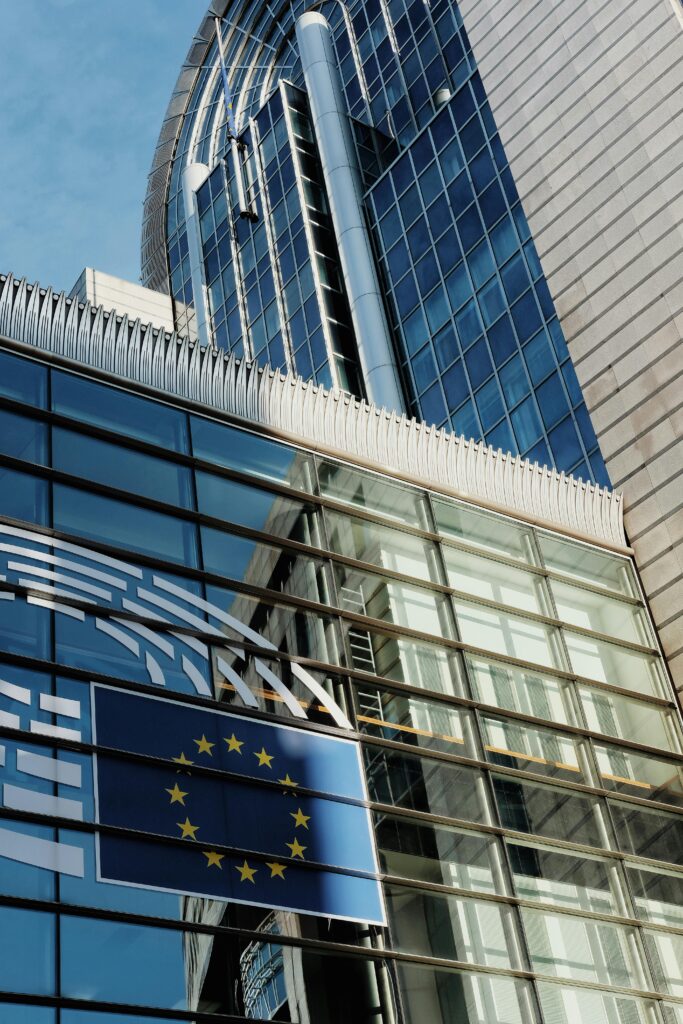 European Parliament building Brussels EUDIMA defence consultancy office